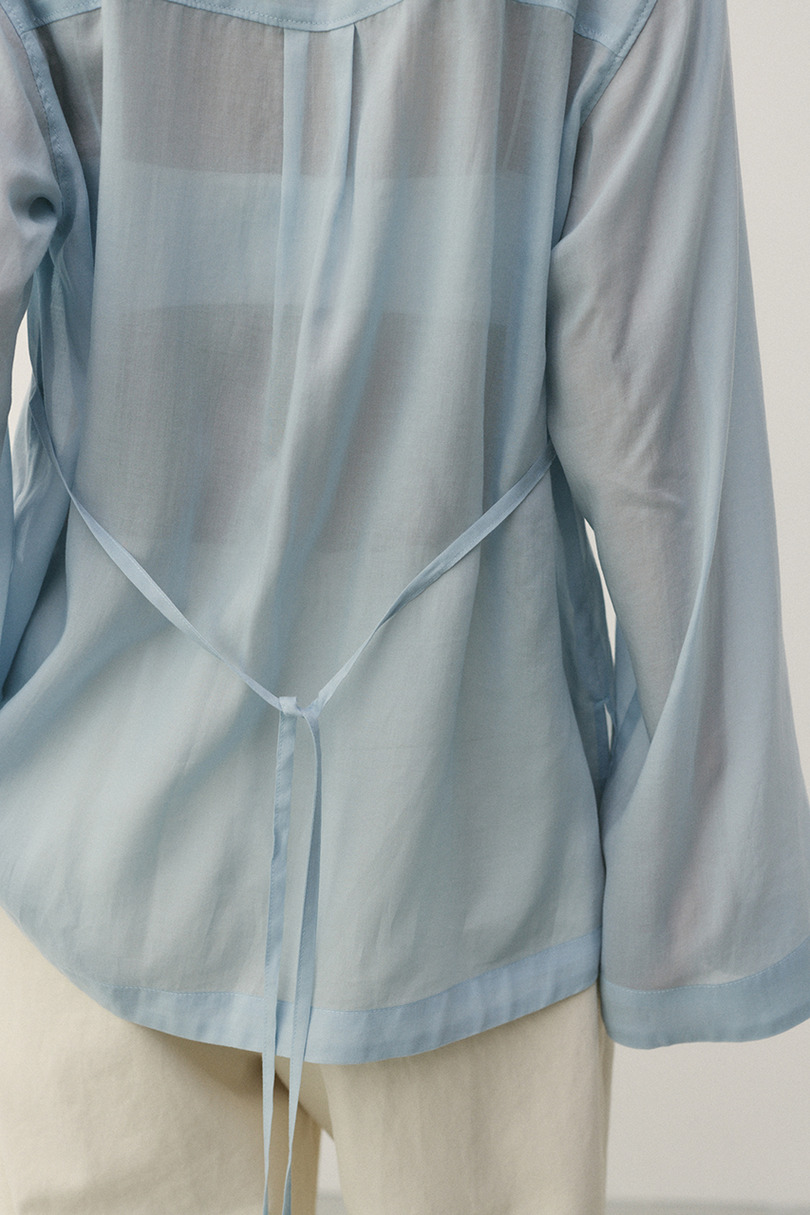 テーラーカラーオープンシャツ 詳細画像 SAX 13