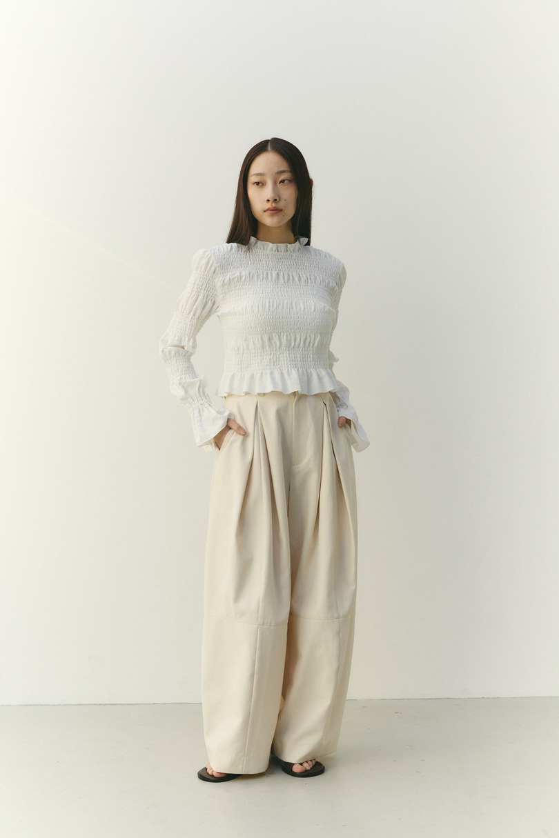 サッカーシャーリングトップ 詳細画像 WHT 2