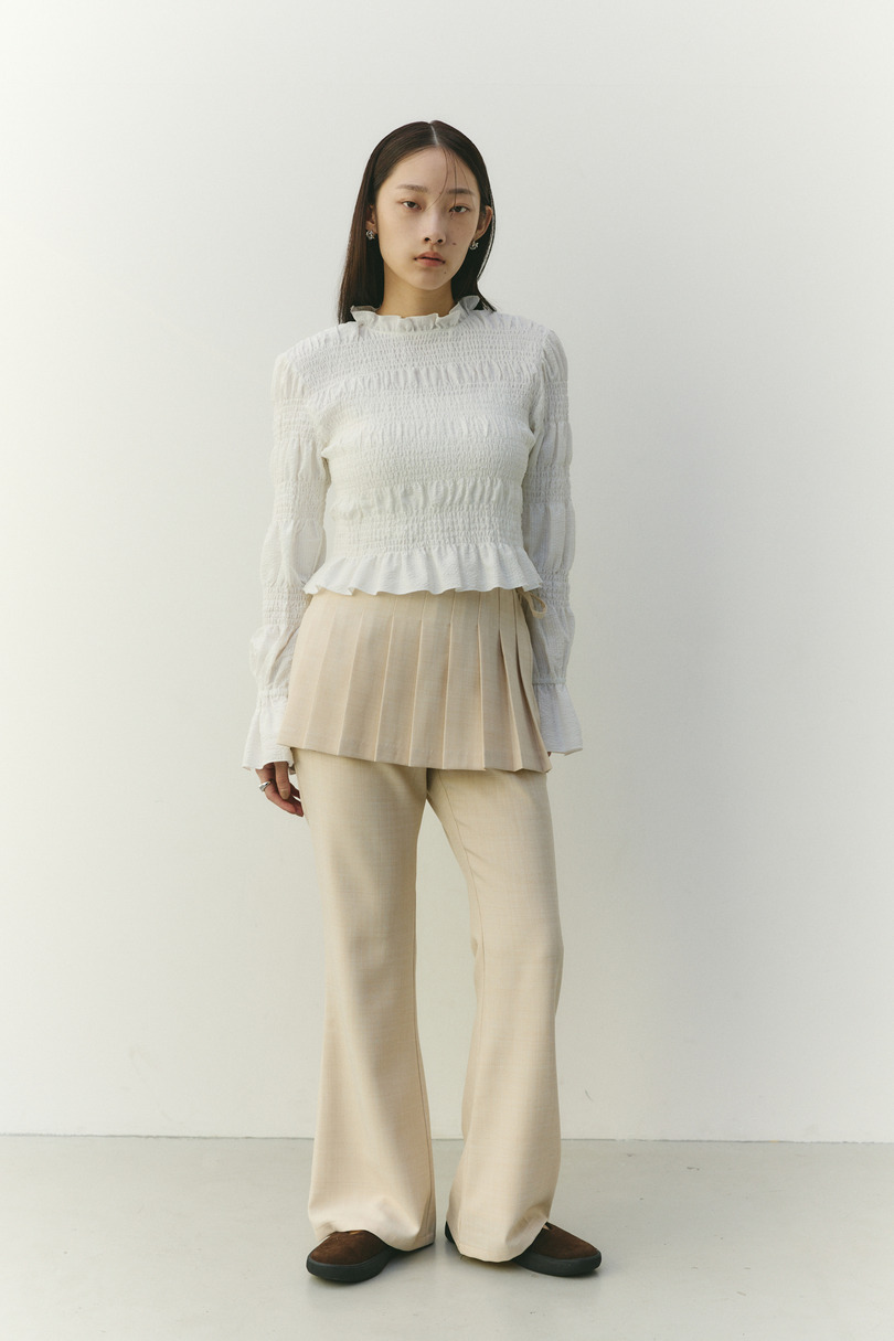 サッカーシャーリングトップ 詳細画像 WHT 3