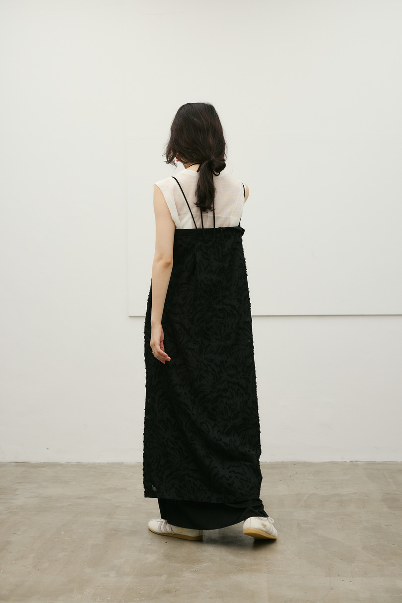 フラワーレースキャミワンピース 詳細画像 BLK 5