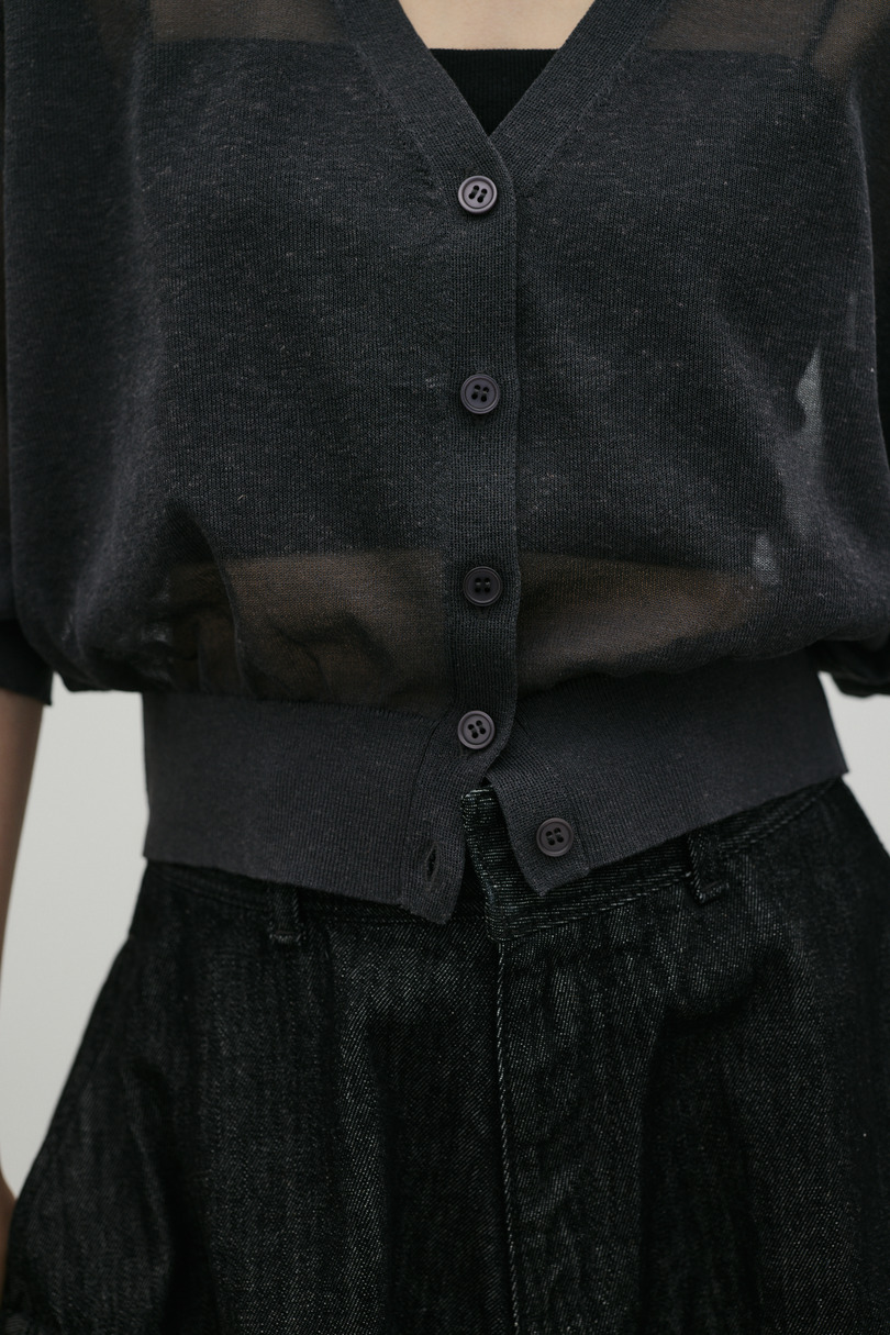 シアーフォルムニットカーデ 詳細画像 C.GRY 11
