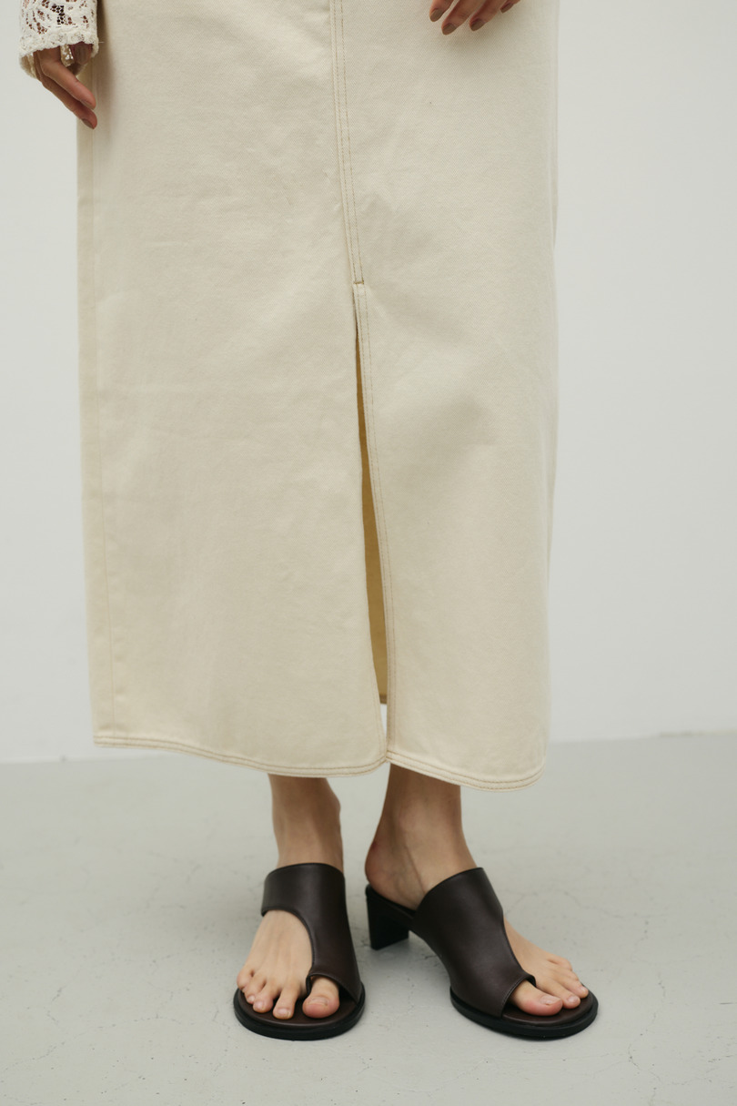 ダブルウエストデニムスカート 詳細画像 IVOY 6