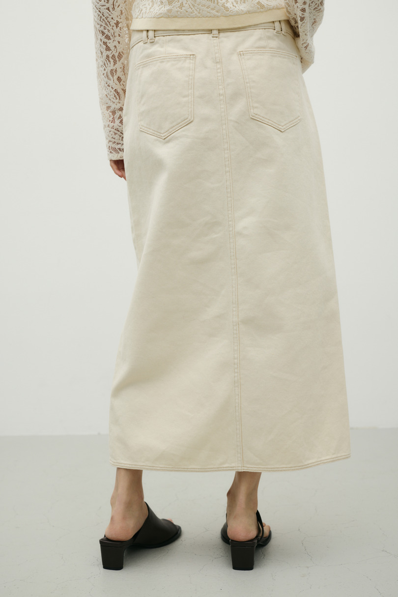 ダブルウエストデニムスカート 詳細画像 IVOY 7