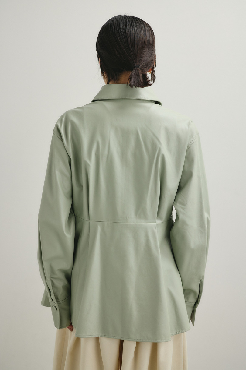 フェイクレザータックシャツ 詳細画像 MINT 7