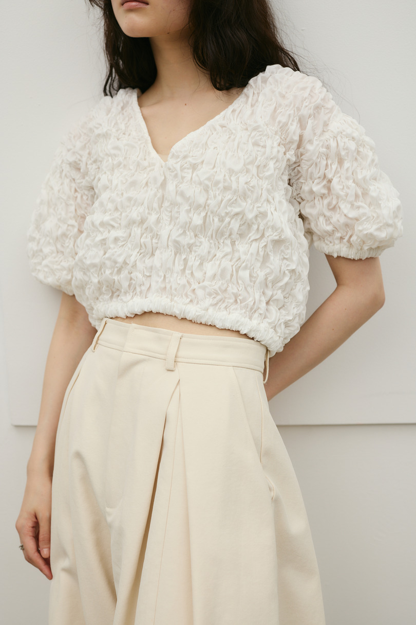 フラッフィーショートトップ 詳細画像 WHT 2