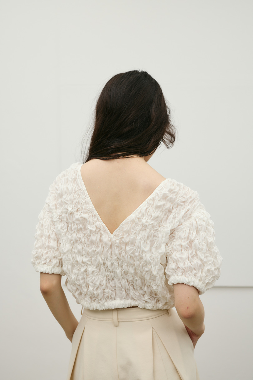 フラッフィーショートトップ 詳細画像 WHT 9