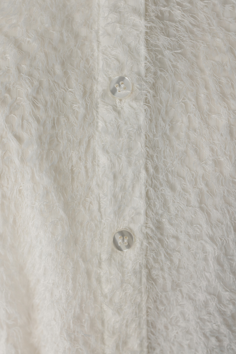 フリンジフェザーシャツ 詳細画像 WHT 11