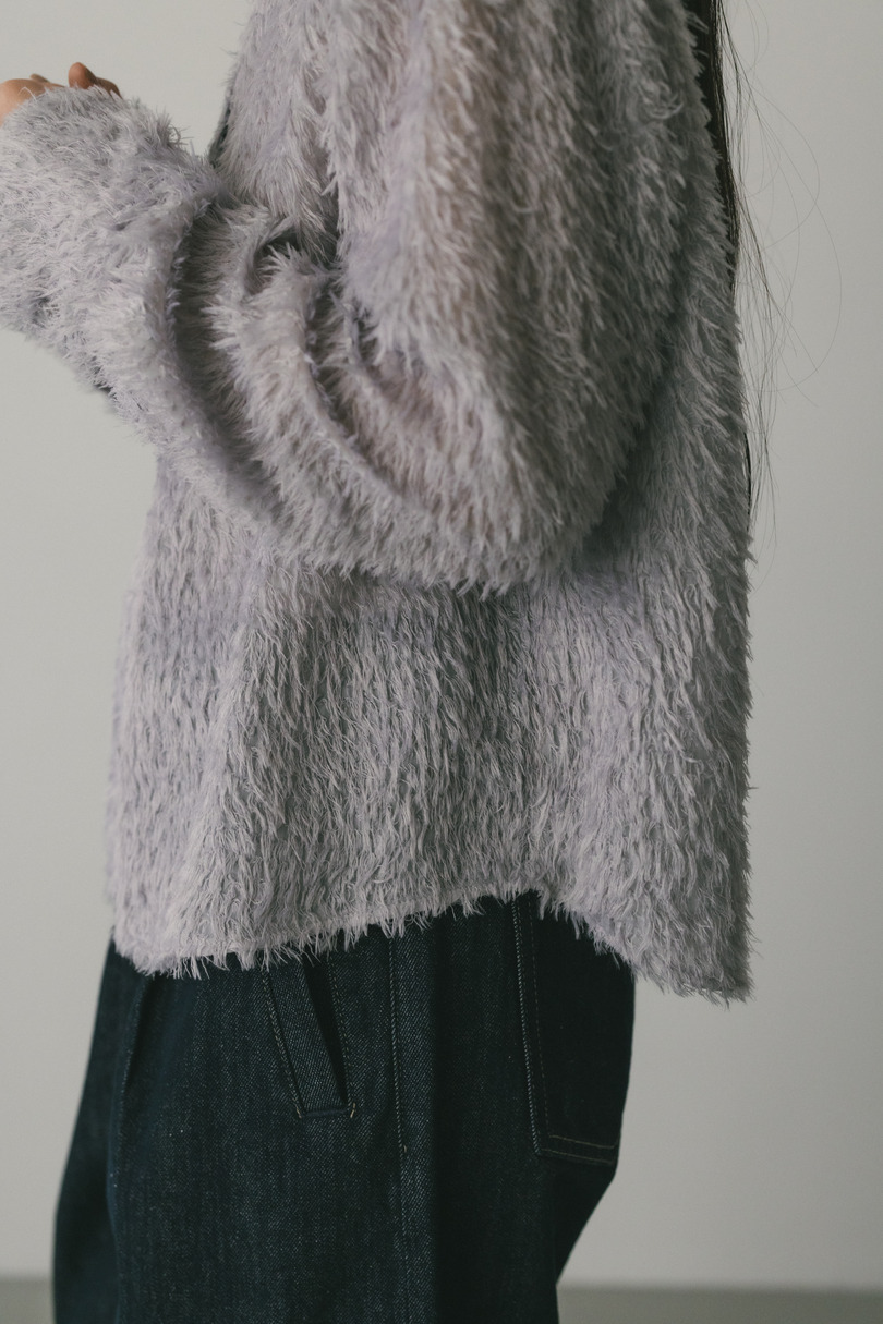 フリンジフェザーシャツ 詳細画像 PUR 6