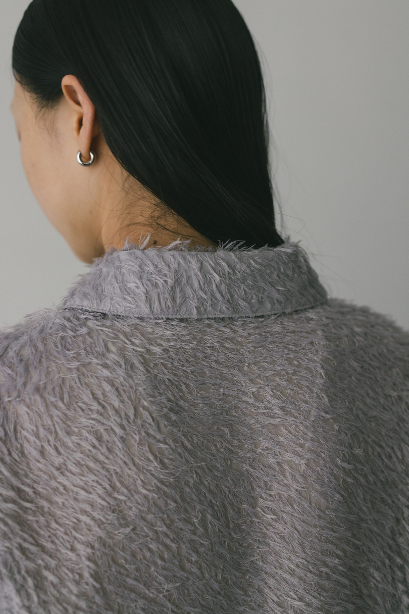 フリンジフェザーシャツ 詳細画像 PUR 9