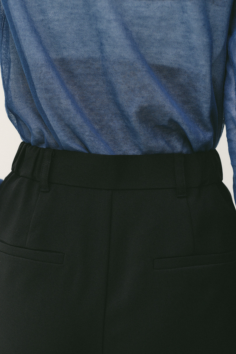 プリーツスカートレイヤードパンツ 詳細画像 BLK 15