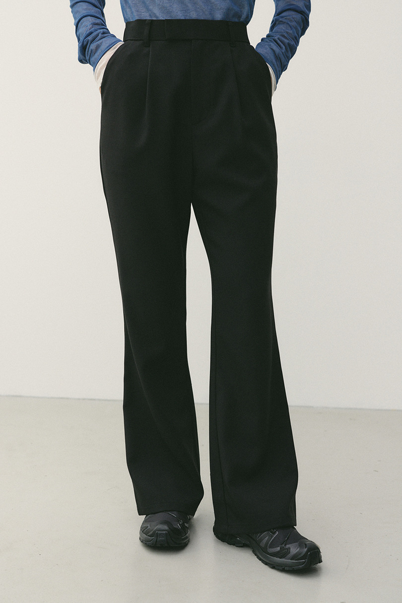 プリーツスカートレイヤードパンツ 詳細画像 BLK 7