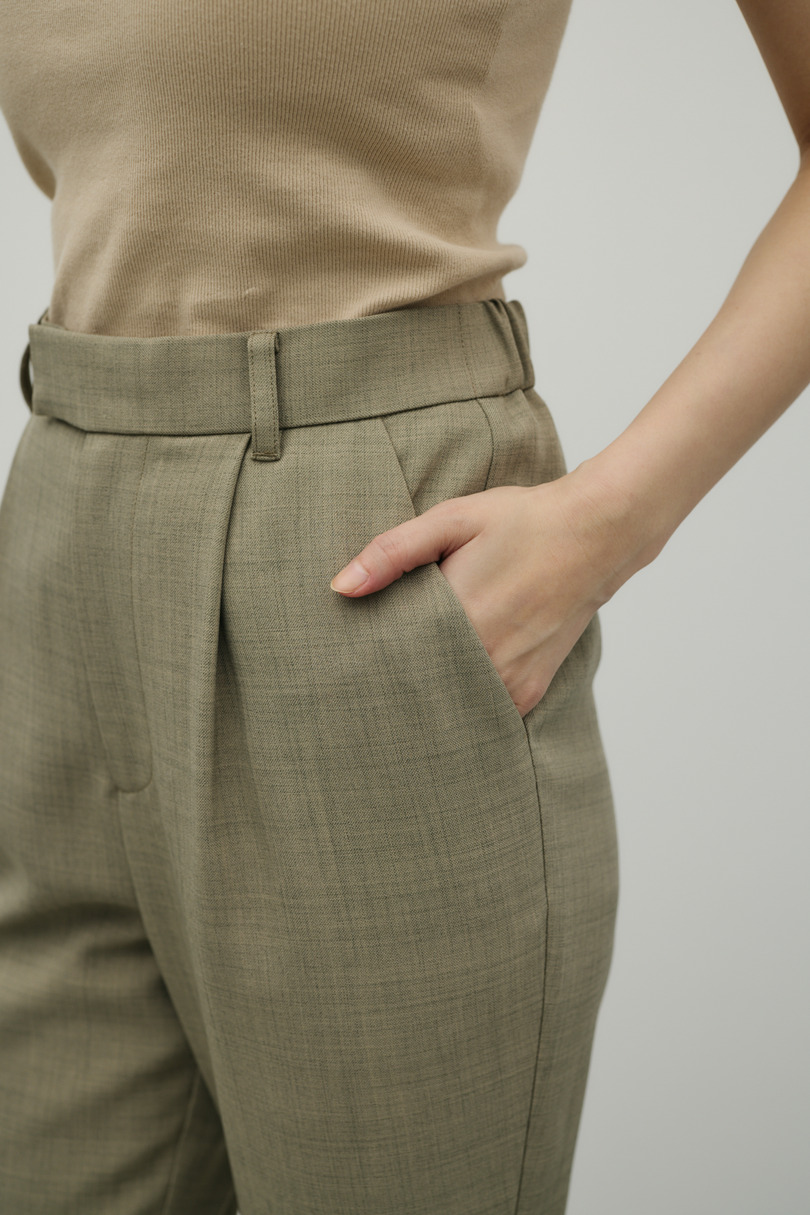 プリーツスカートレイヤードパンツ 詳細画像 L/KHA 11