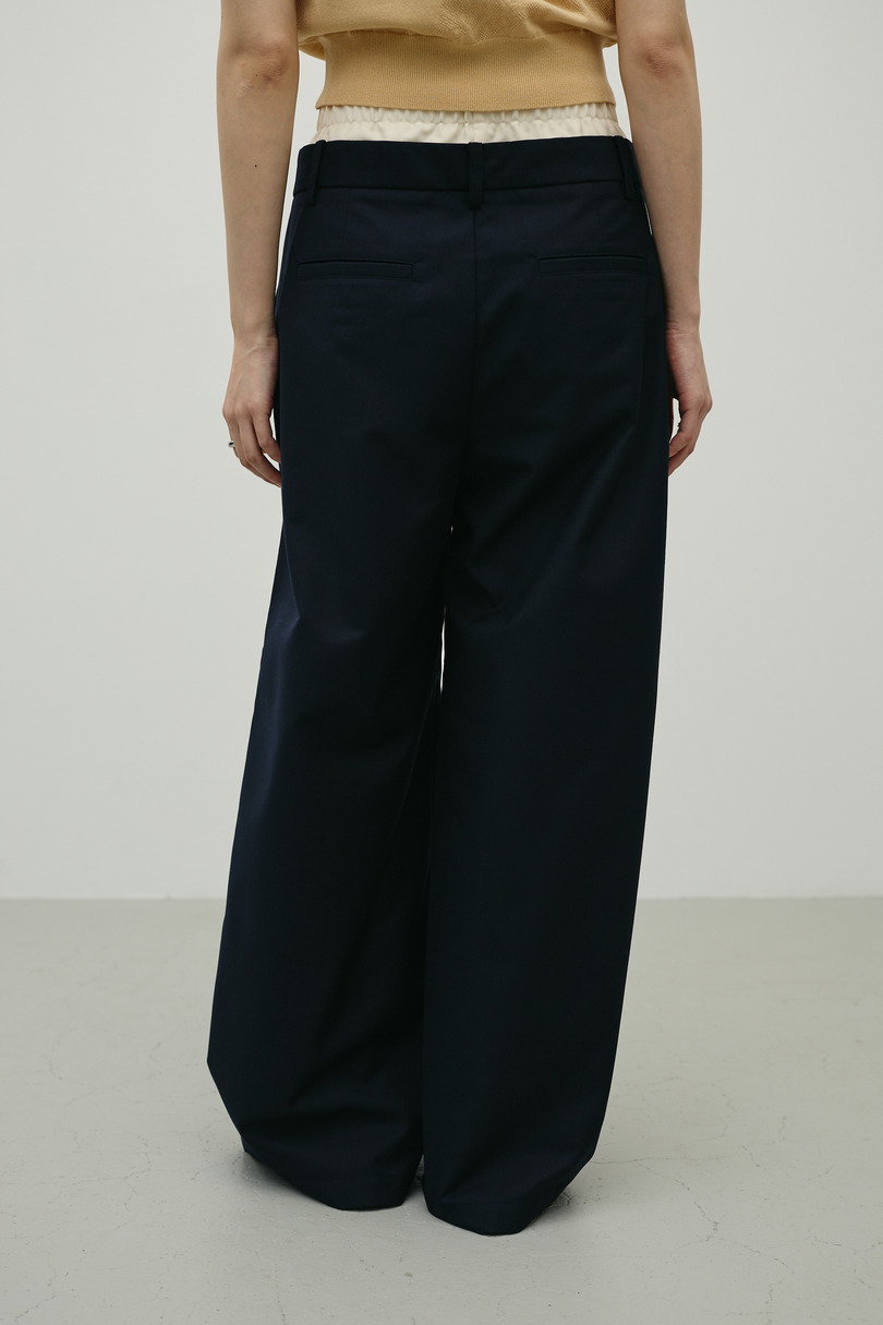 レイヤードローウエストパンツ 詳細画像 NVY 5