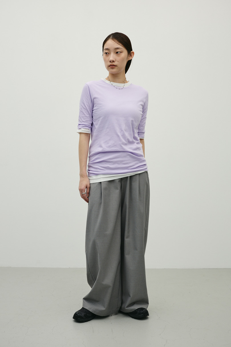 レイヤードローウエストパンツ 詳細画像 GRY 2