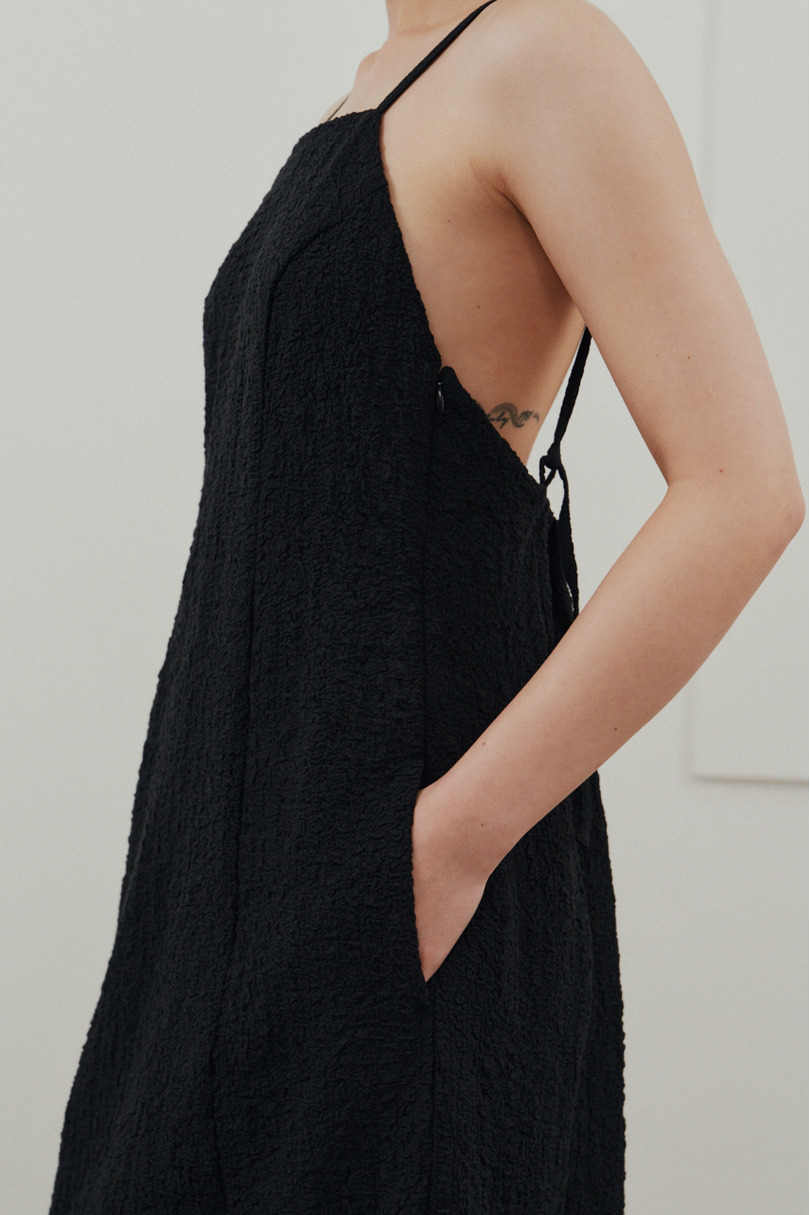 バックオープンナローキャミドレス 詳細画像 BLK 10