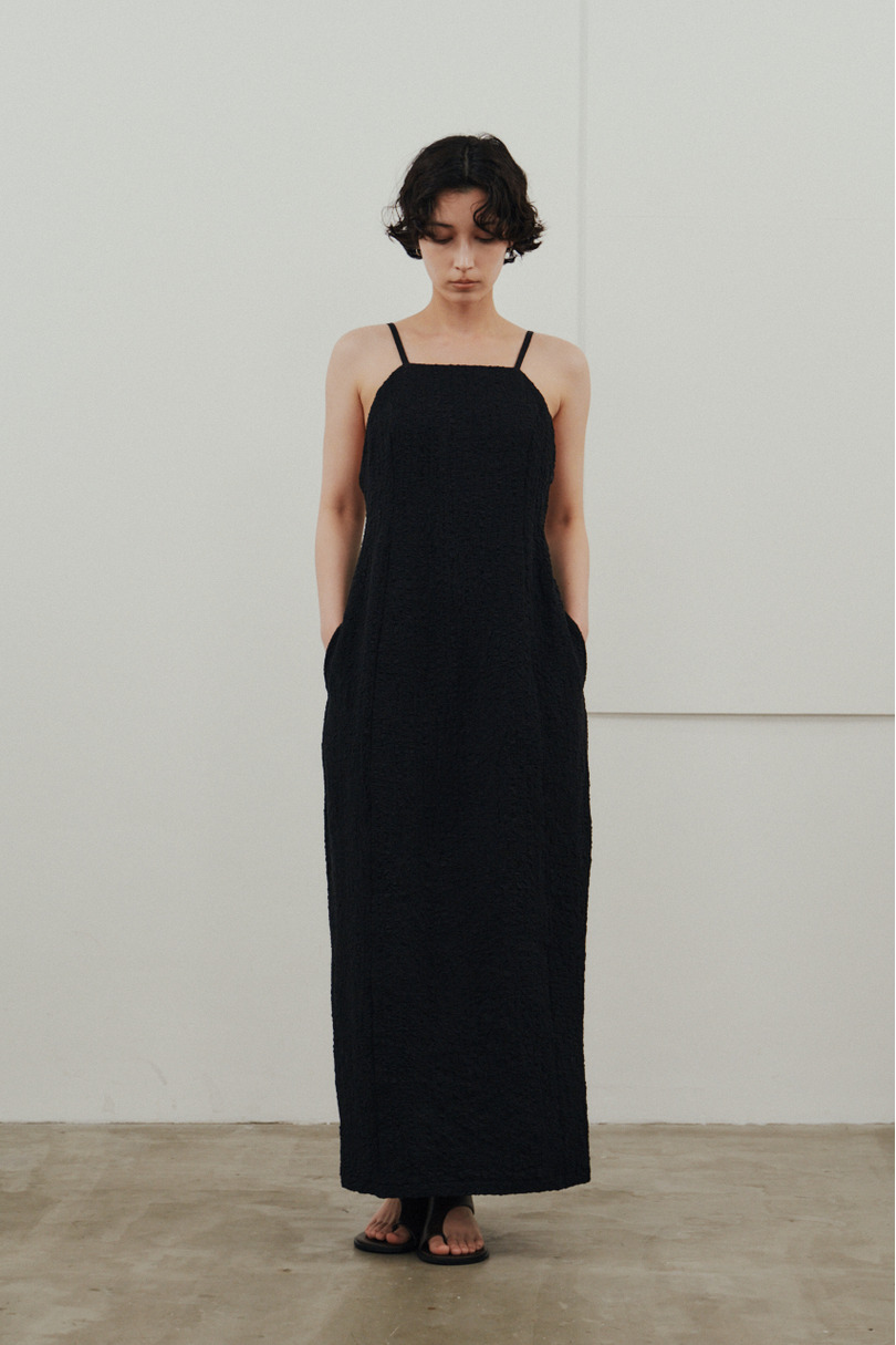 バックオープンナローキャミドレス 詳細画像 BLK 5