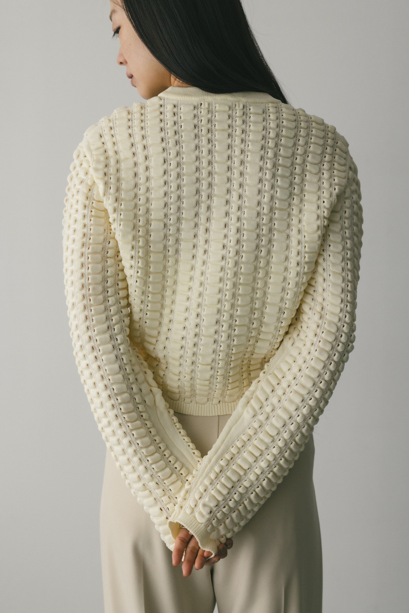 フラッフィーニットトップ 詳細画像 WHT 7