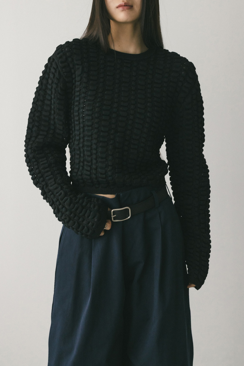 フラッフィーニットトップ