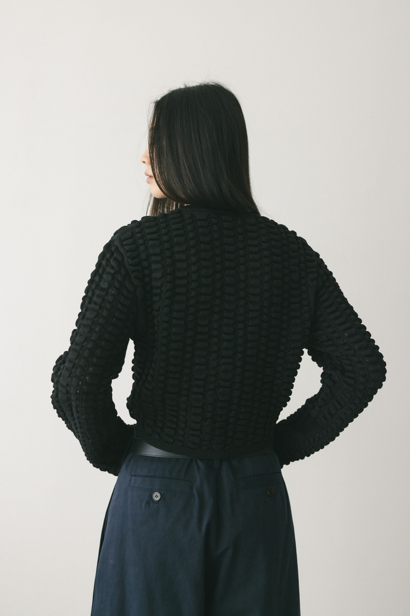 フラッフィーニットトップ 詳細画像 BLK 6