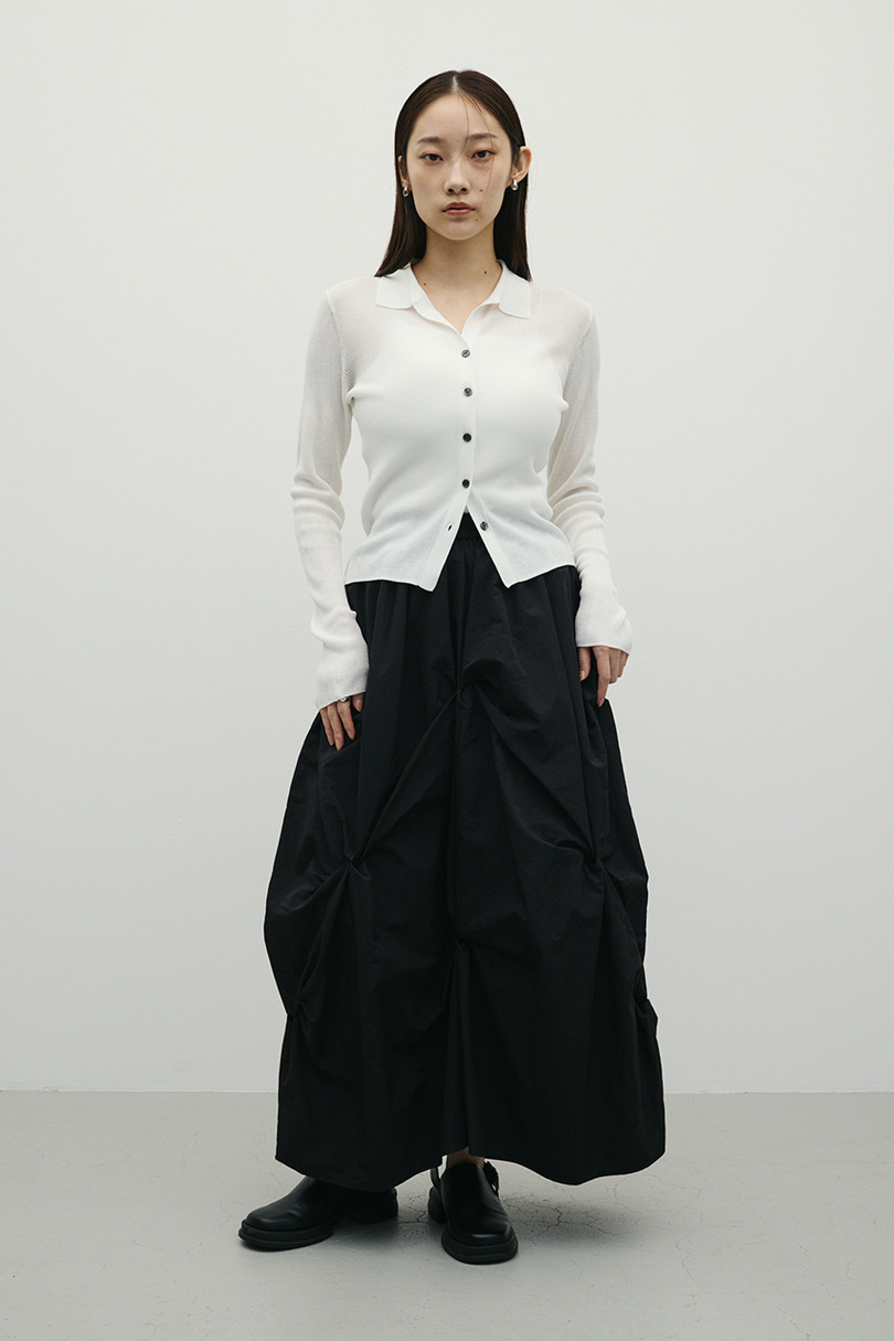 スキッパーニットトップ 詳細画像 WHT 3