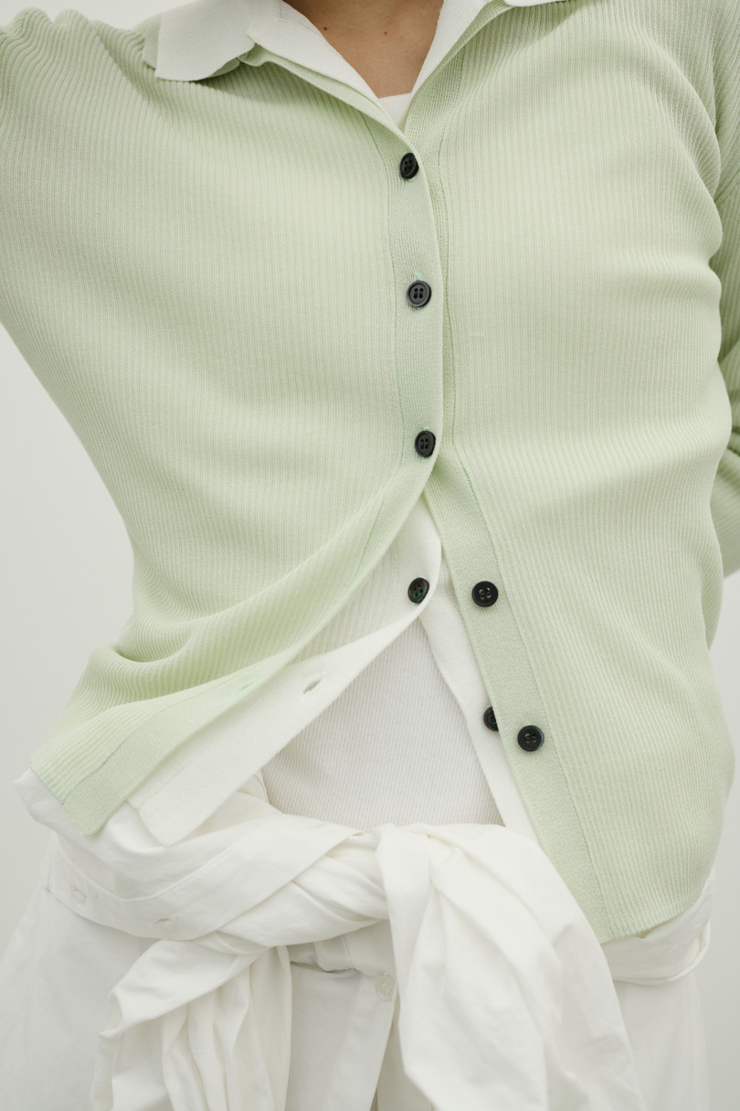 スキッパーニットトップ 詳細画像 MINT 6