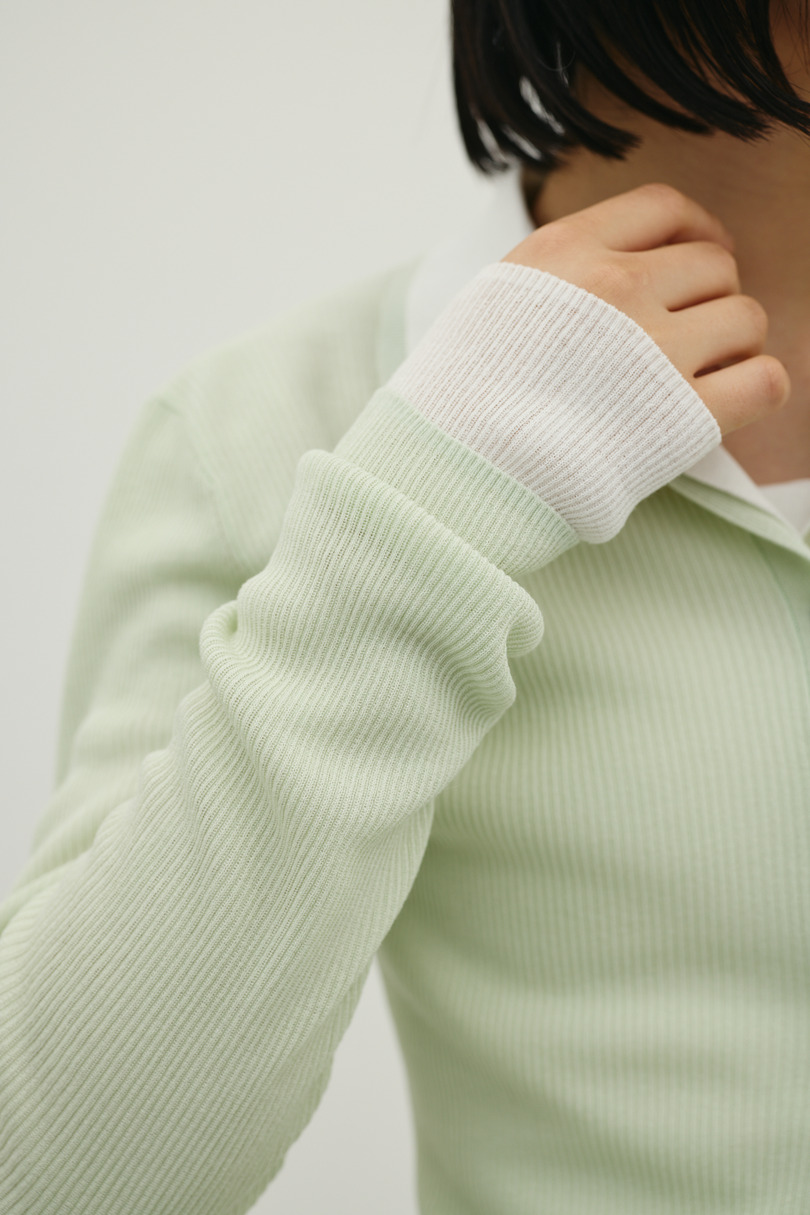 スキッパーニットトップ 詳細画像 MINT 7