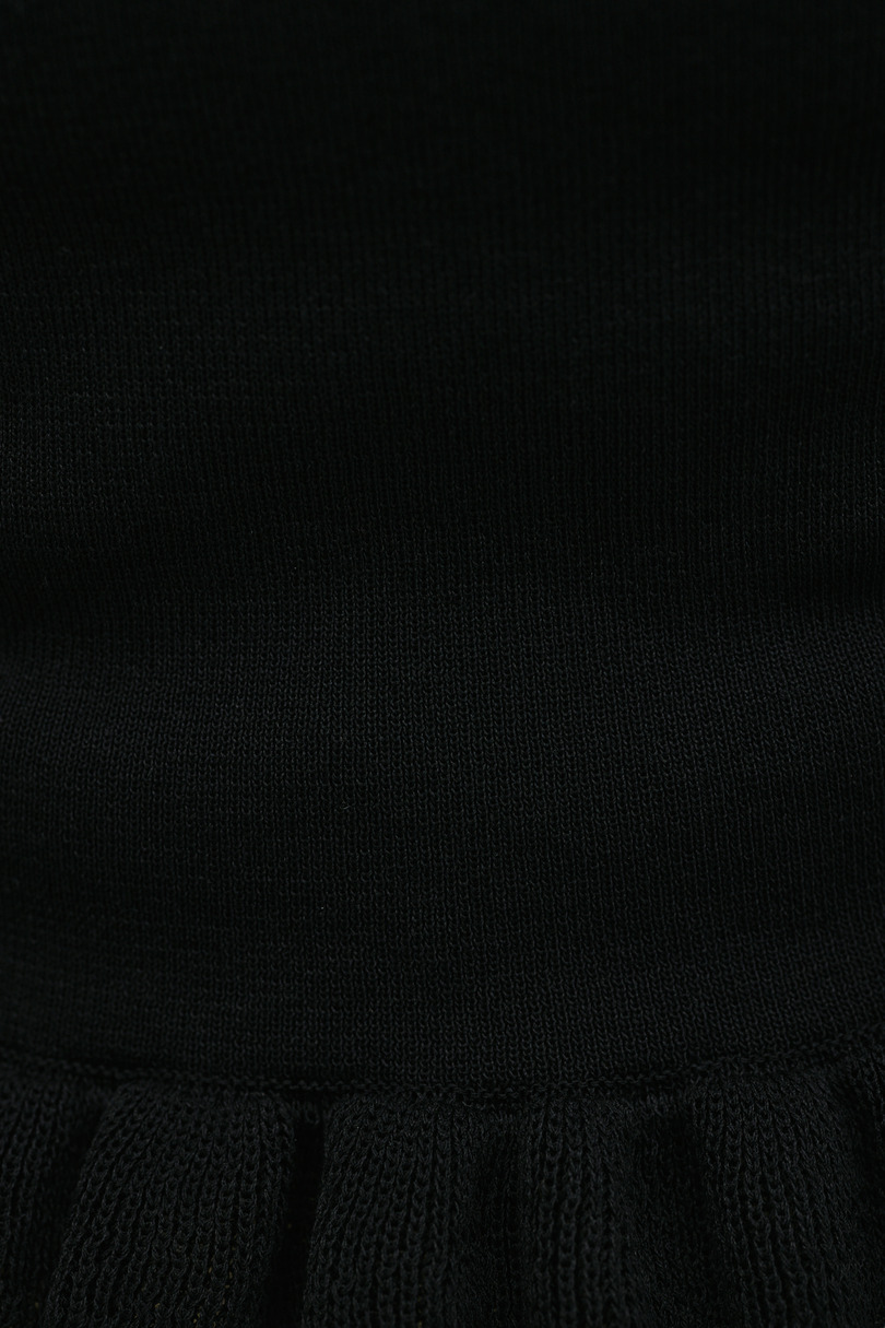 ミニマルフリルニット 詳細画像 BLK 11