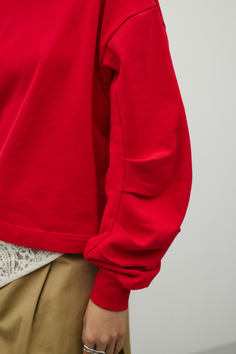 タックスリーブスウェットトップ 詳細画像 RED 9