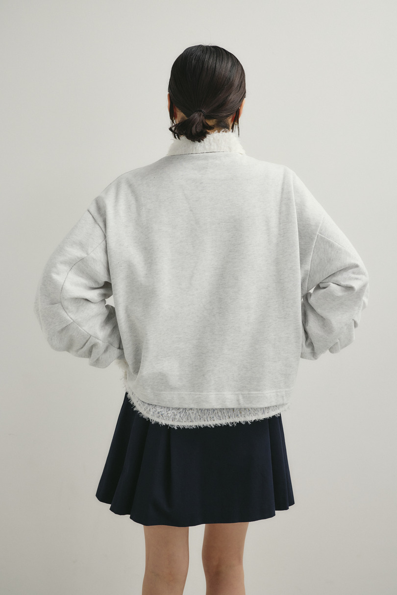 タックスリーブスウェットトップ 詳細画像 L/GRY 5