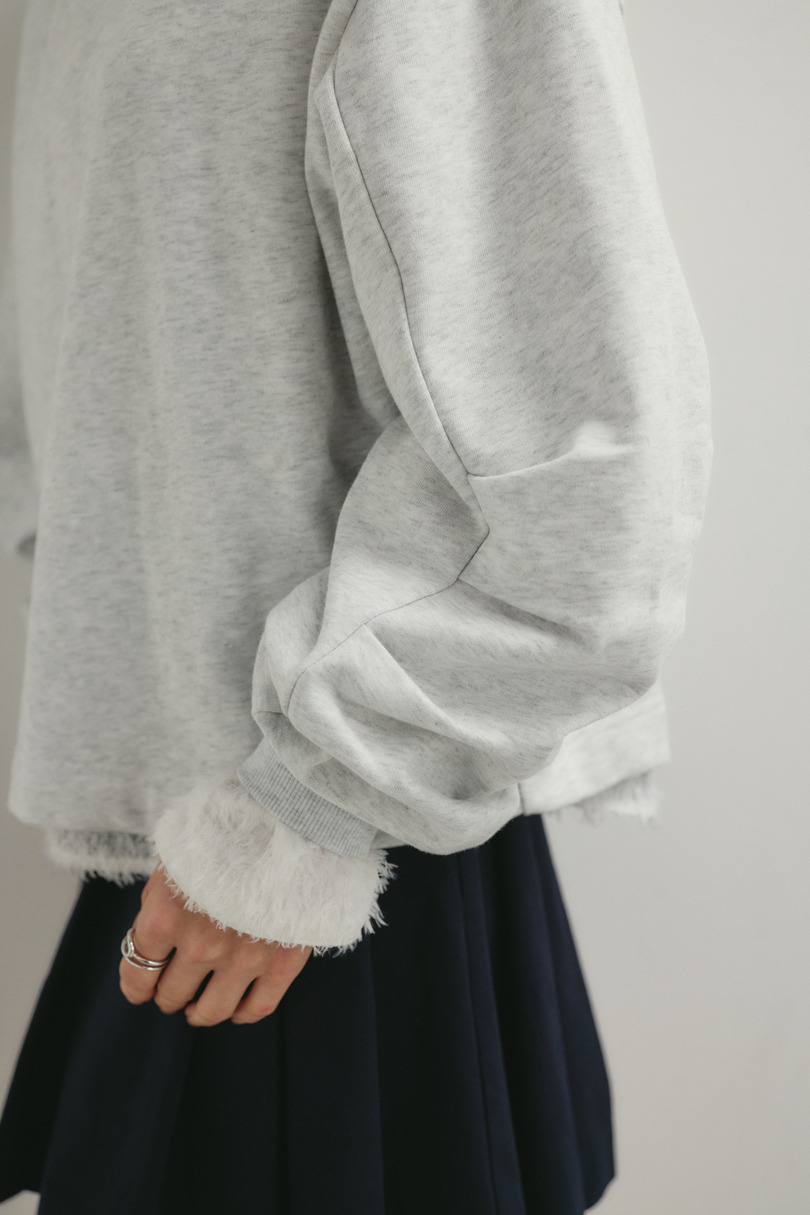 タックスリーブスウェットトップ 詳細画像 L/GRY 7