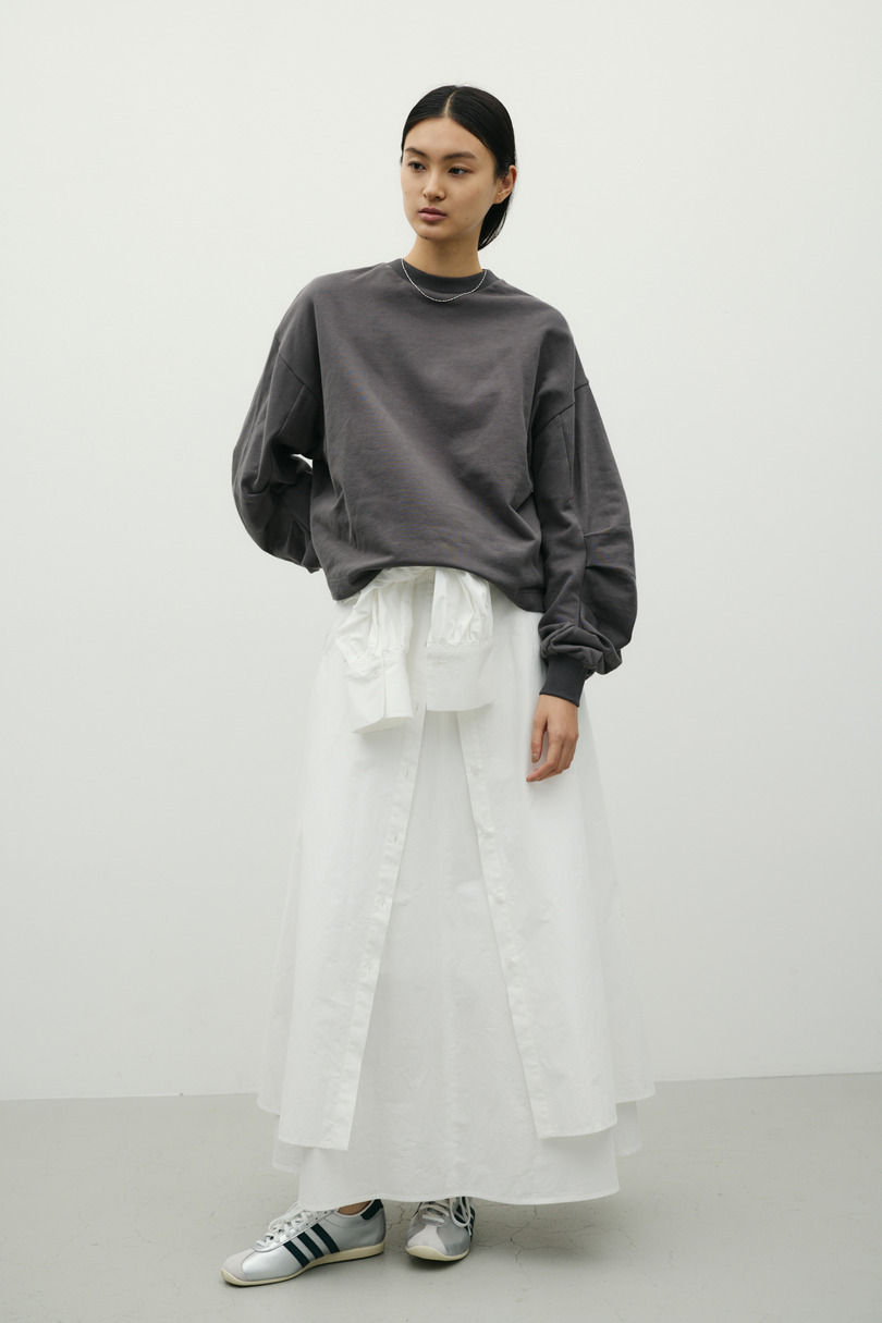 タックスリーブスウェットトップ 詳細画像 C.GRY 2