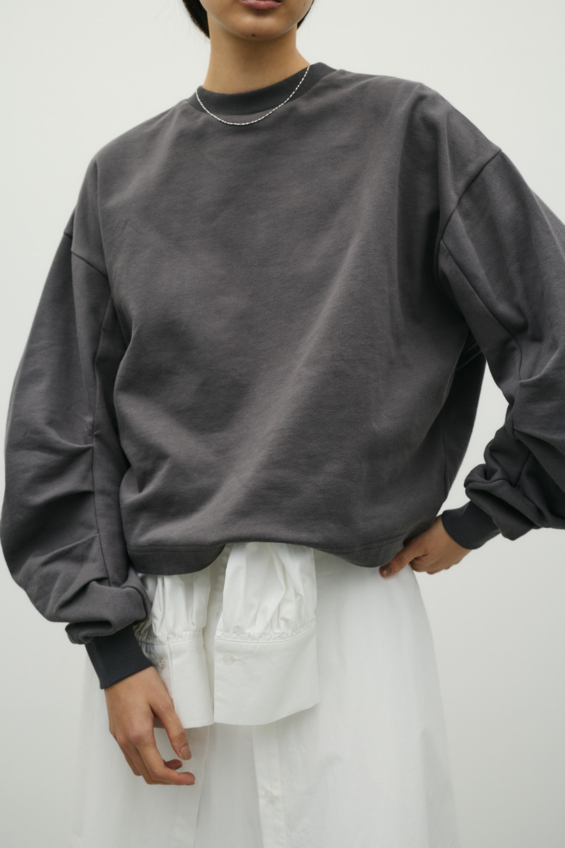 タックスリーブスウェットトップ 詳細画像 C.GRY 5