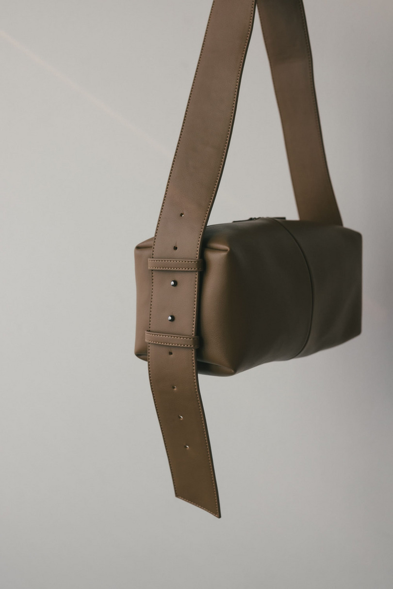 ワイドベルトスクエアバッグ 詳細画像 L/BRN 4