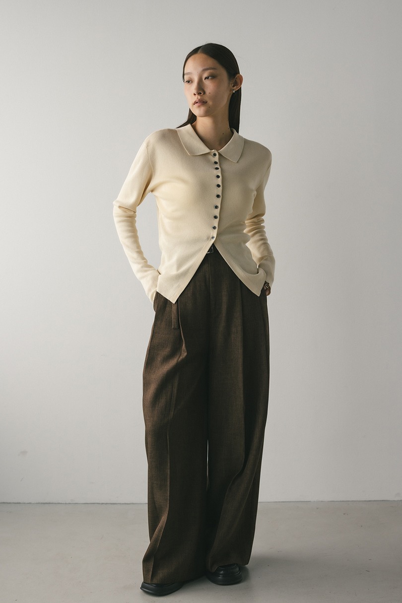 2WAYカラーニットポロ