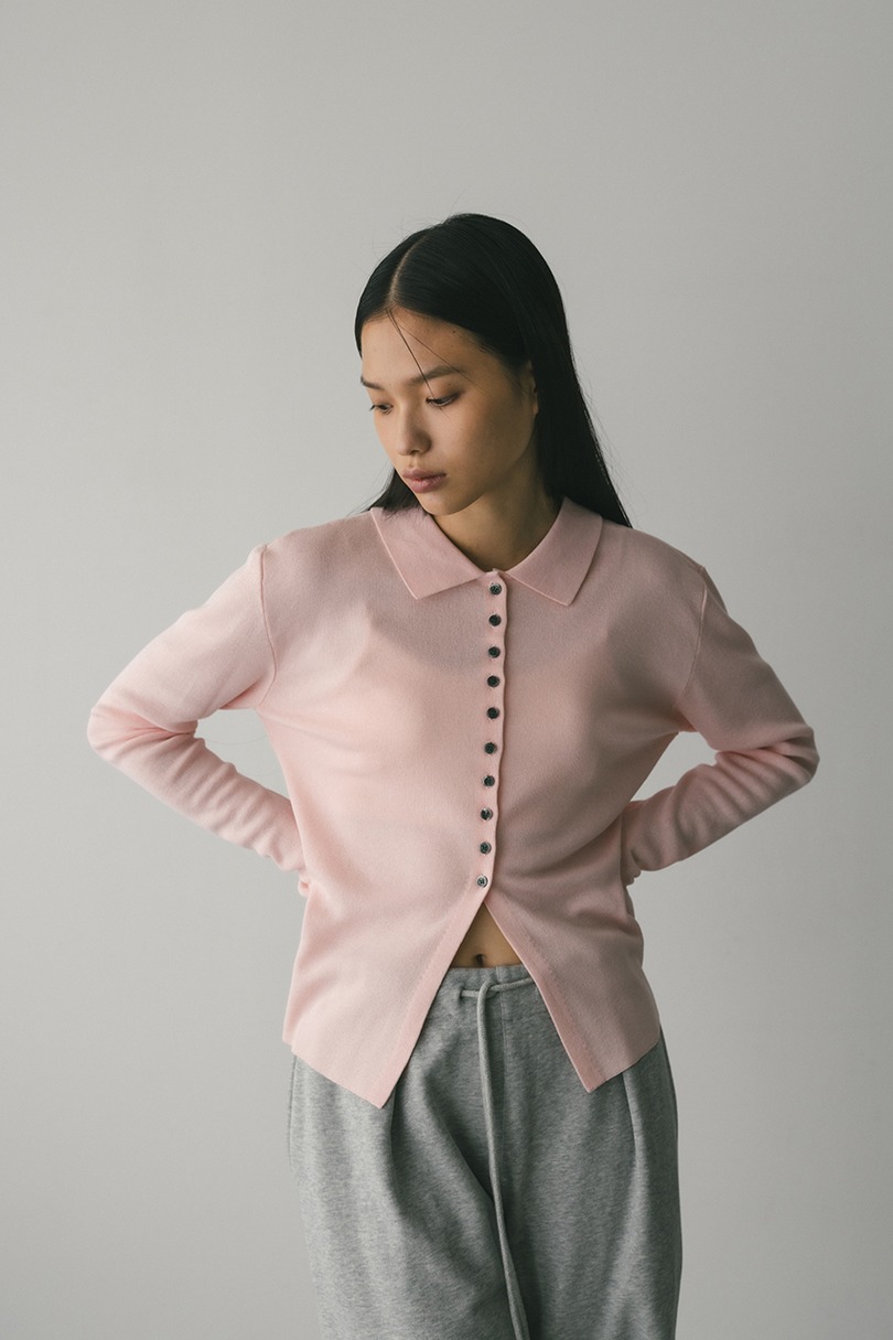 2WAYカラーニットポロ