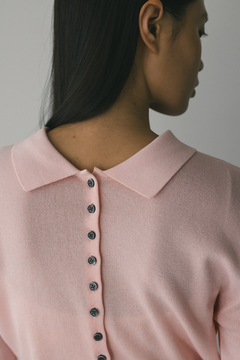 2WAYカラーニットポロ 詳細画像 PNK 12