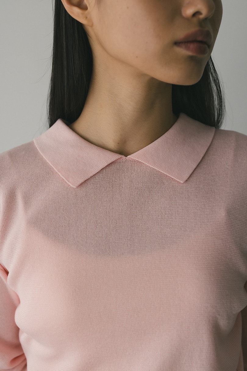 2WAYカラーニットポロ 詳細画像 PNK 7