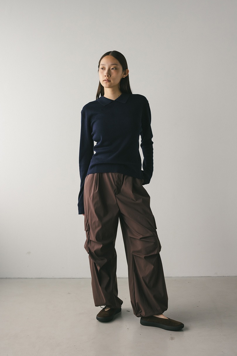 2WAYカラーニットポロ 詳細画像 NVY 5