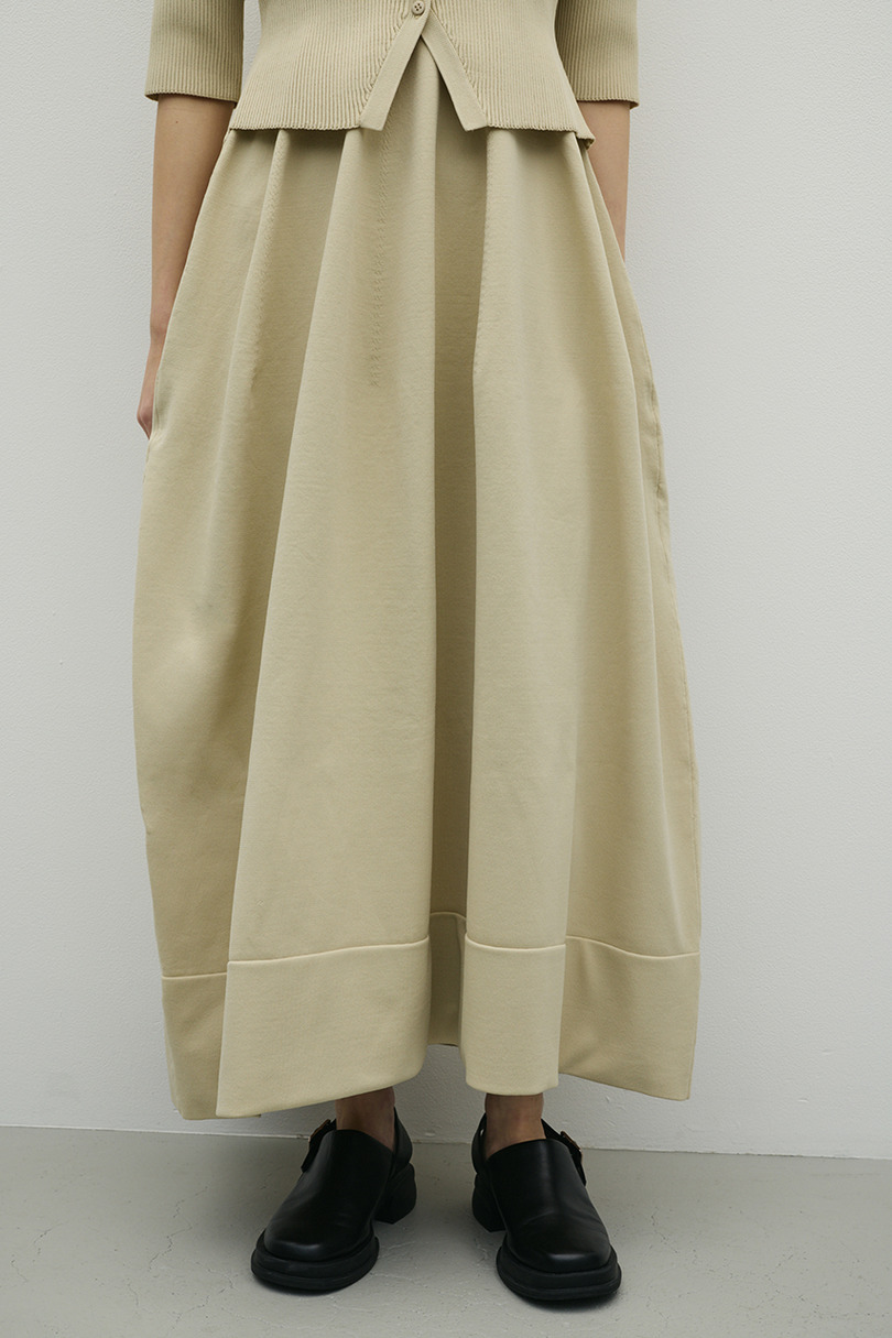 2ピースハーフスリーブポロニットワンピース 詳細画像 BEG 13