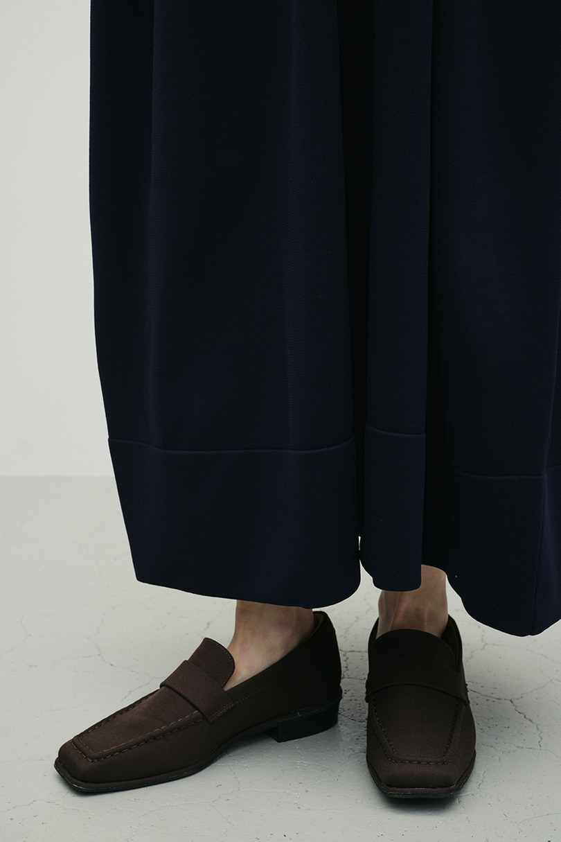 2ピースハーフスリーブポロニットワンピース 詳細画像 NVY 15