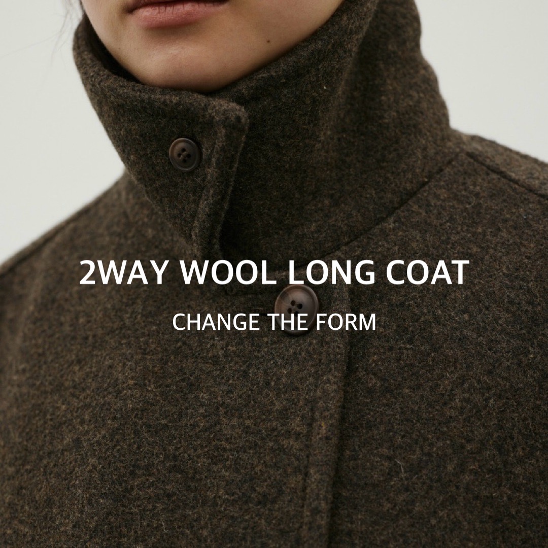 2WAY WOOL LONG COAT