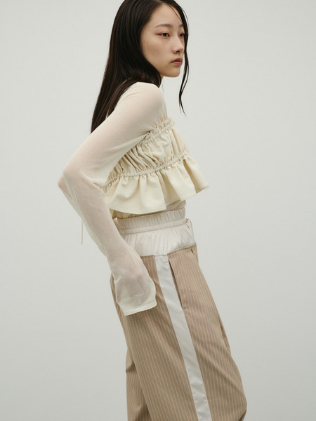 ハイラインフリルビスチェ