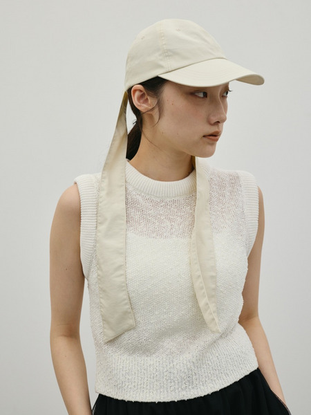 バックリボンキャップ