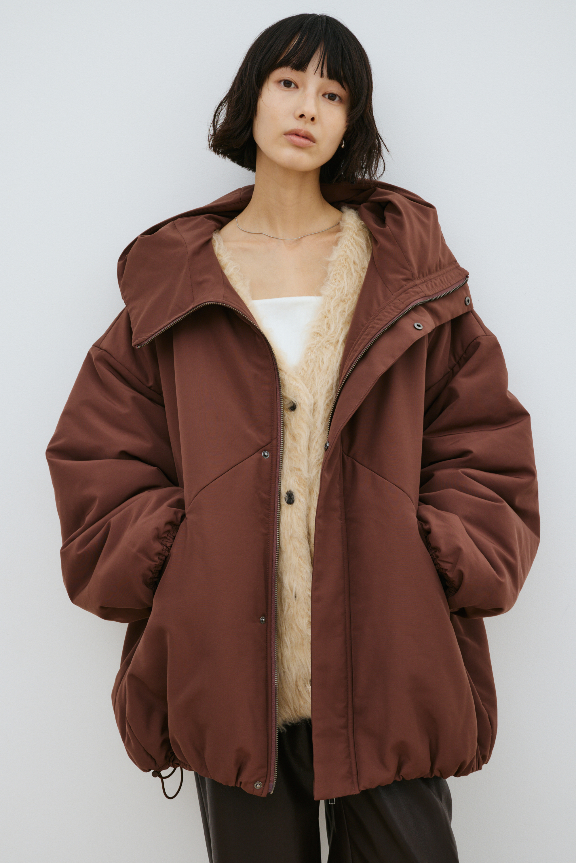 パッファーボリュームブルゾン